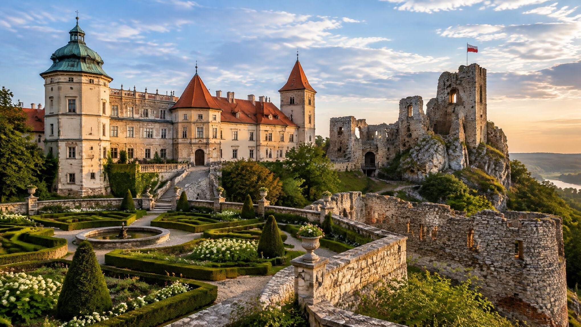 polish castle exterior