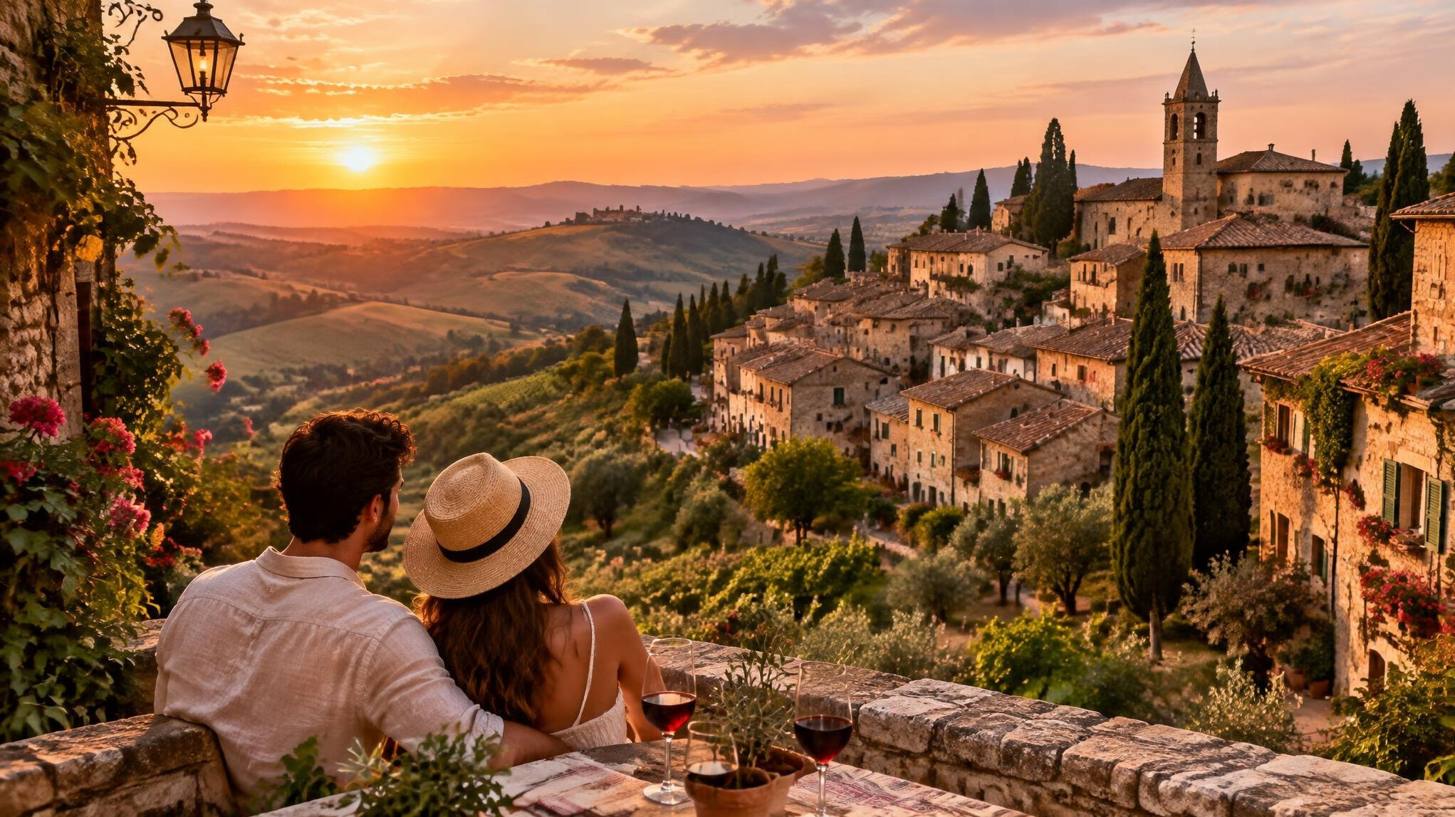 tuscany villages romantic getaway