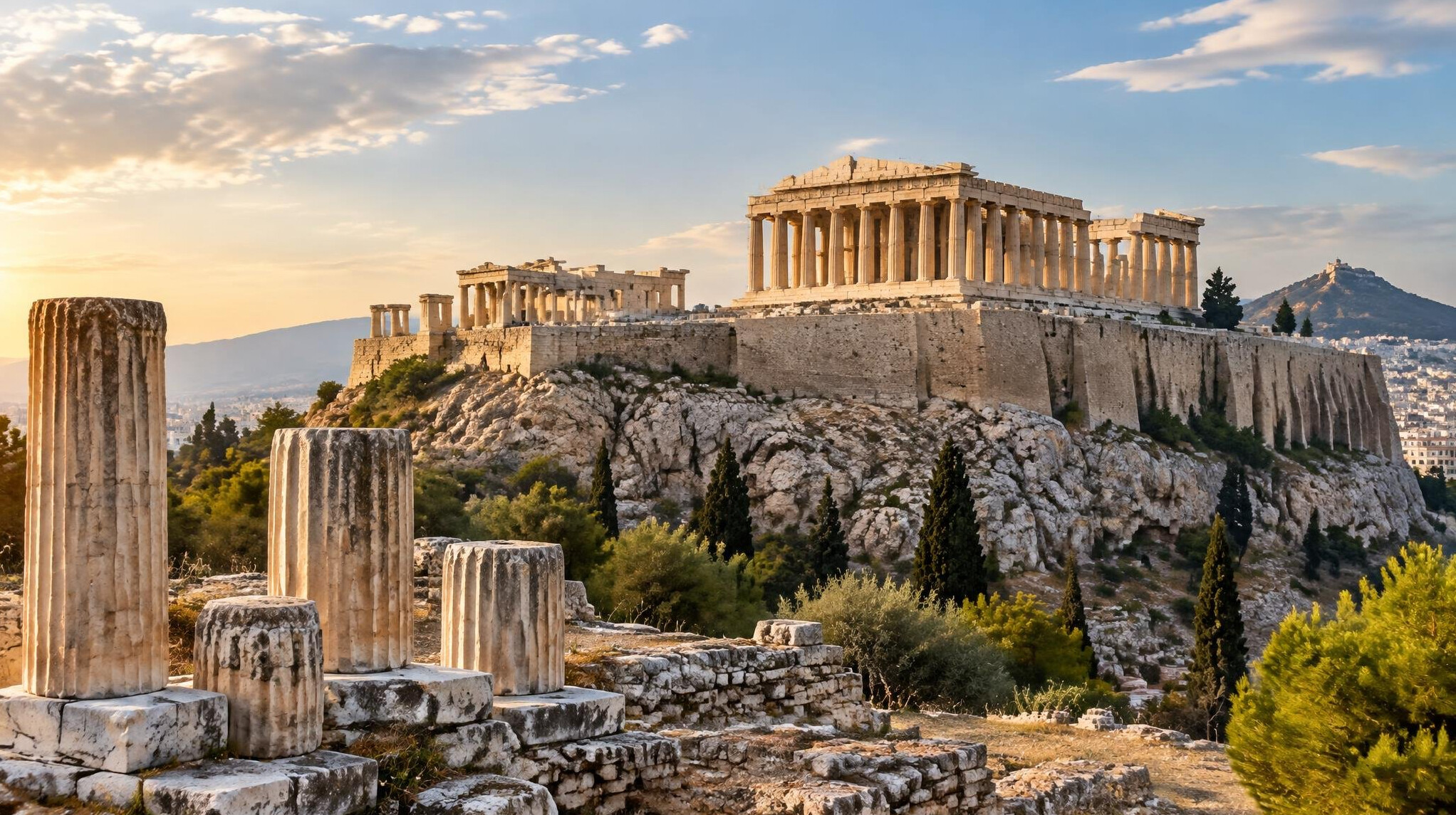 ancient greek ruins acropolis