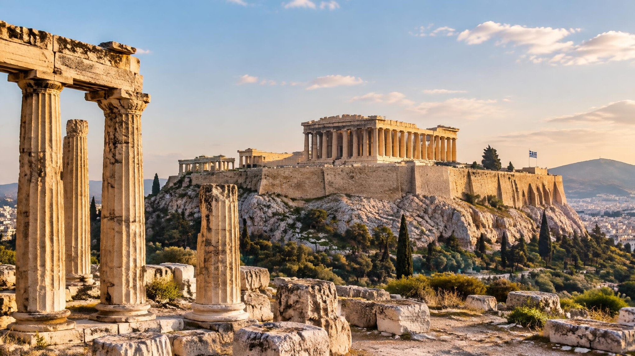 ancient greek ruins acropolis